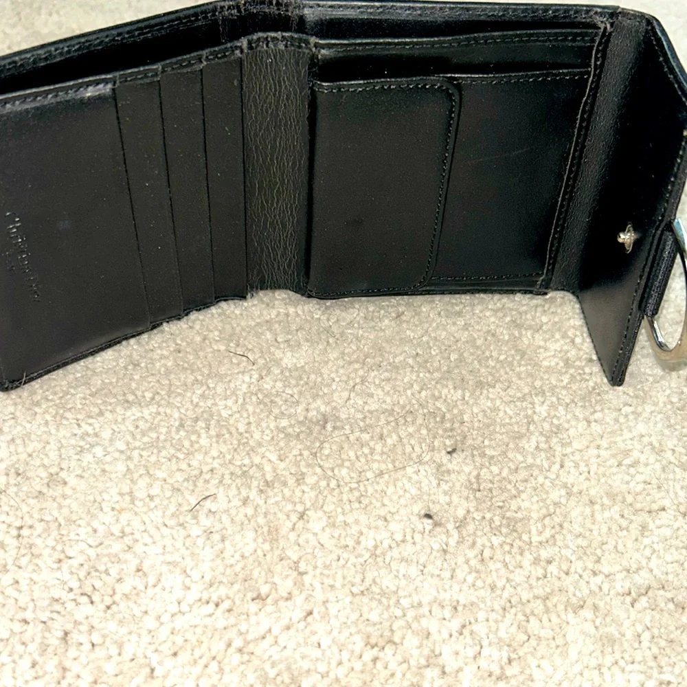 Dior Black Compact Wallet